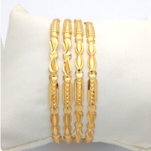GOLD HALLMARK KANAS + DIE BANGLE - DD825