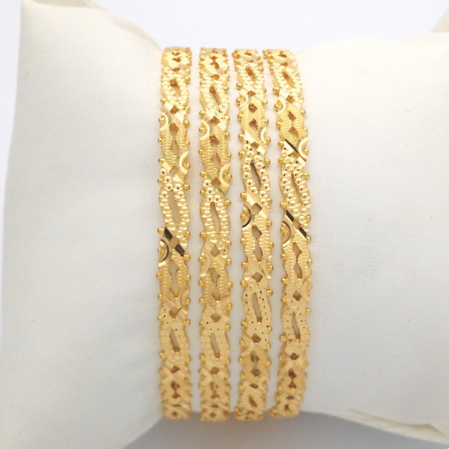GOLD HALLMARK RAWA BANGLE - 2LR819