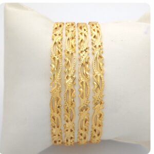 GOLD HALLMARK RAWA BANGLE - 3LR814