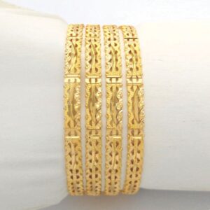 GOLD HALLMARK RAWA BANGLE - 3LR813