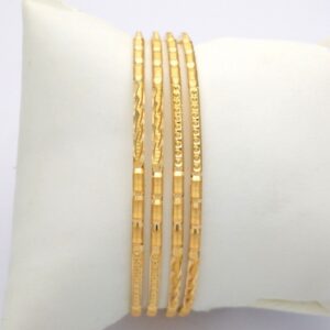 Gold Hallmark Goal Bangle - GO811