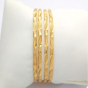 Gold hallmark Goal bangle - gO807
