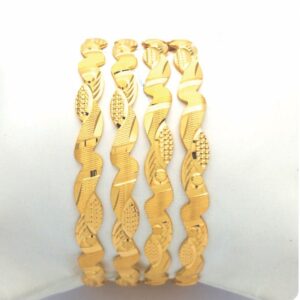 Gold Hallmark Cnc PATLA Bangle - CP791