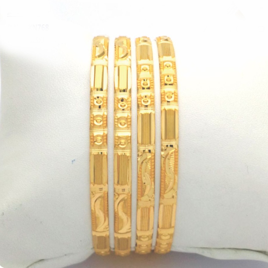 Gold Hallmark PLAIN Bangle -KN768