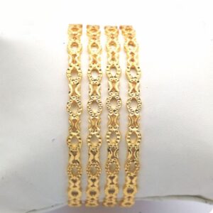 Gold hallmark rawa bangle - 2LJ760