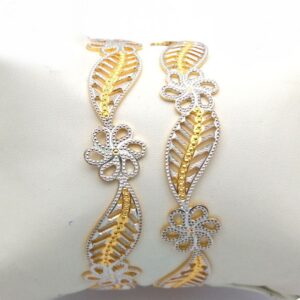 Gold hallmark cnc patla bangle - CP757A