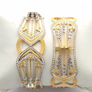 Gold Hallmark Cnc +Tar + Mani Bangle - Cml756