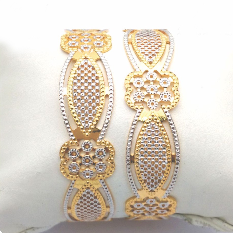 Gold hallmark cnc patla bangle - cp749