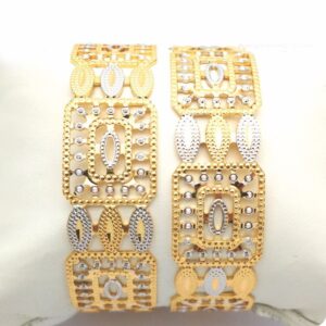 Gold hallmark cnc patla bangle - cp748