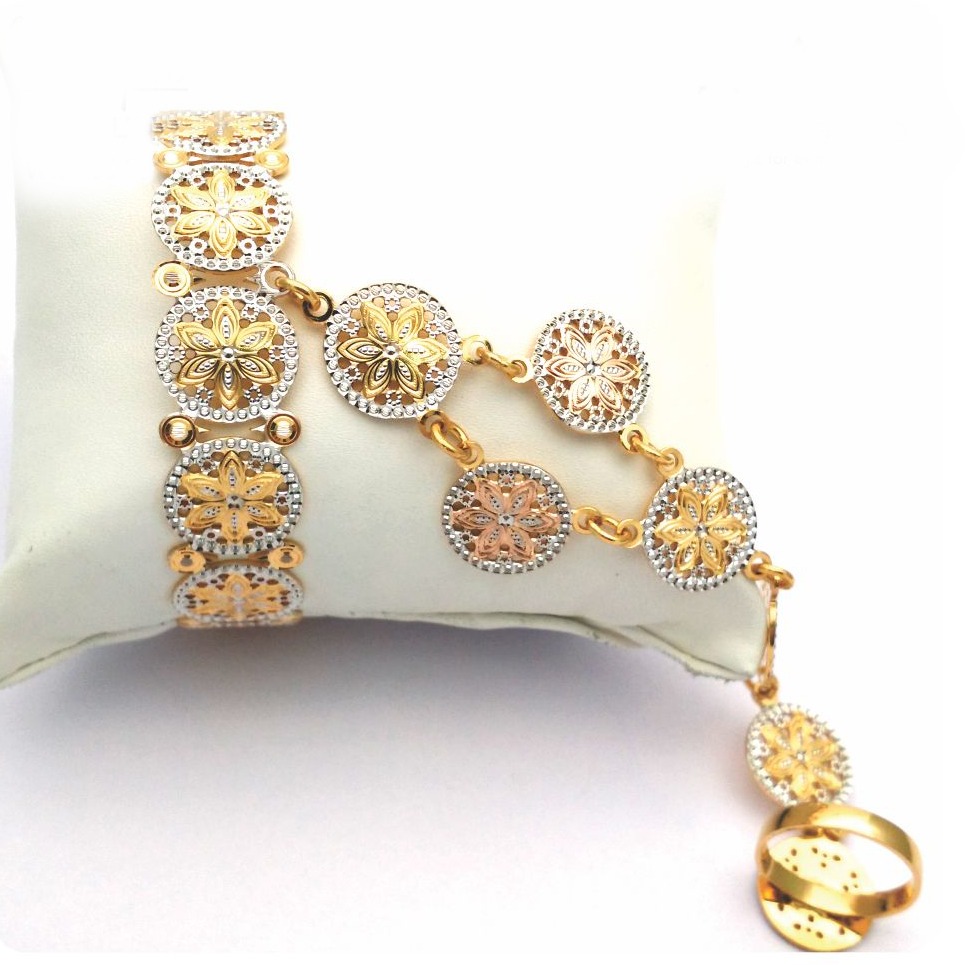 Gold hallmark panja patla - CLJ671