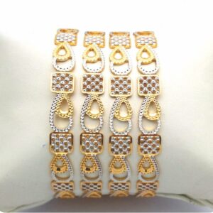 Gold Hallmark Cnc Bangle - Cp662