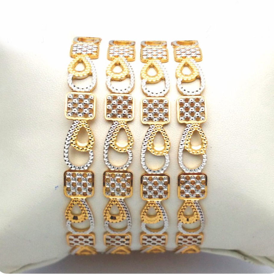 Gold Hallmark Cnc Bangle - Cp662