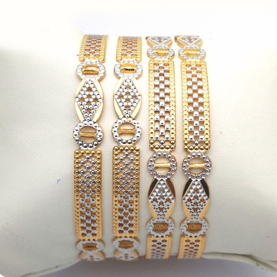 Gold hallmark cnc bangle - Cp659
