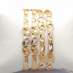 Gold hallmark cnc bangle - cp658