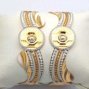 Gold hallmark cnc bangle - Cp639