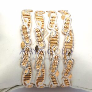 Gold hallmark cnc bangle - Cp637