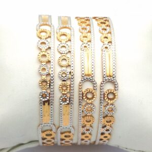 Gold hallmark cnc bangle - Cp636
