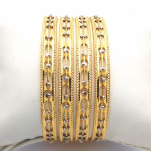 Gold hallmark cnc pokal + tar mani bangle - CML627