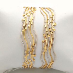 Gold hallmark cnc bangle - CP608