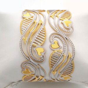 Gold hallmark cnc bangle - CP607