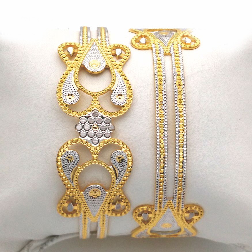 Gold hallmark cnc bangle - cp605