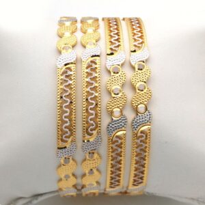 Gold Hallmark Cnc bangle - CP591