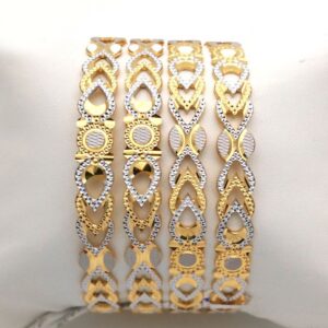 Gold Hallmark Cnc bangle - CP587