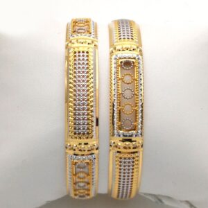 916 CNC POKAL+JALI LASER JOINT BANGLES-CLJ579