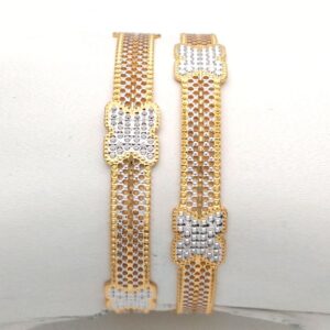 Gold hallmark cnc bangle - cp565