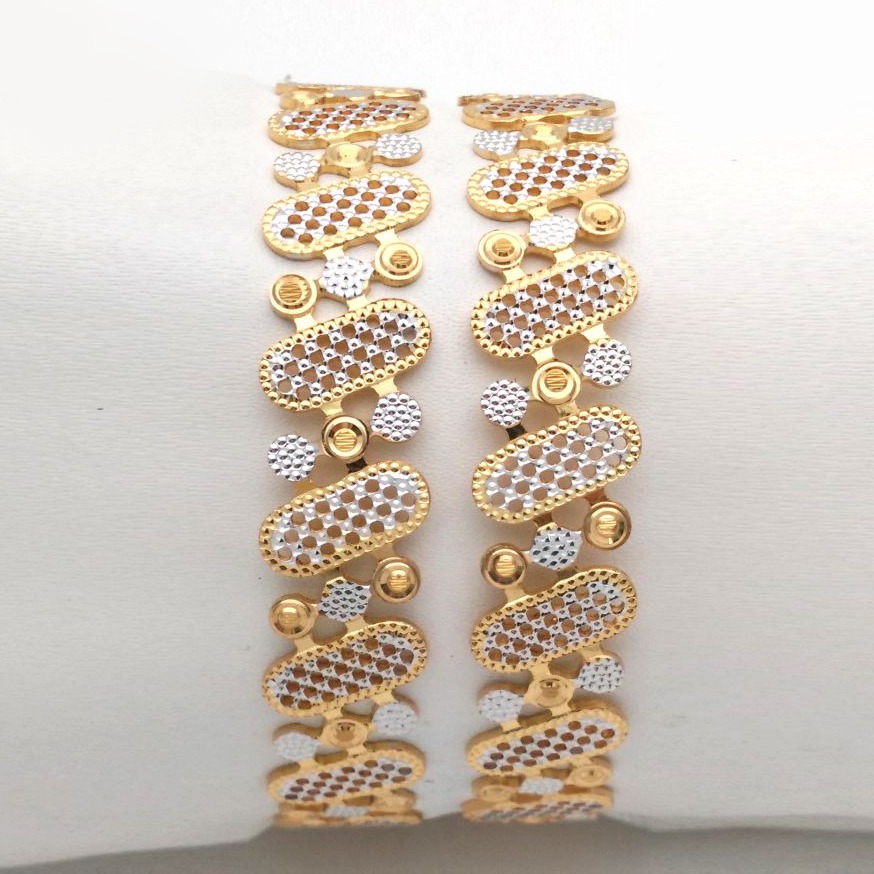 Gold Hallmark CNC bangle - CP564