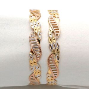 Gold Hallmark CNC Bangle - CP563