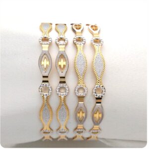 Gold Hallmark Cnc bangle - CP555