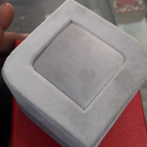 Fancy Grey Color Valvet Ring box
