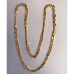 22K Gold Classic Handmade Chain DC-C004