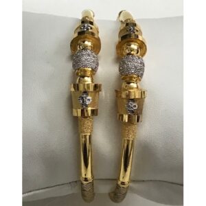 916 Gold Fancy Copper Kadli Bangle DC-B001