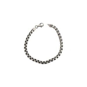 Oxidised Fancy Bracelet In 925 Sterling Silver MGA - BRS2452