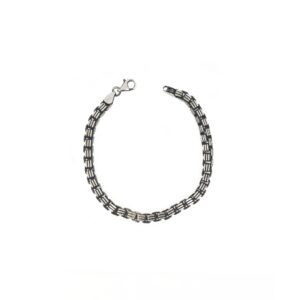 Oxidised Bracelet In 925 Sterling Silver MGA - BRS2451