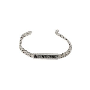 Fancy Diamond Gents 925 Sterling Silver Bracelet MGA - BRS2428
