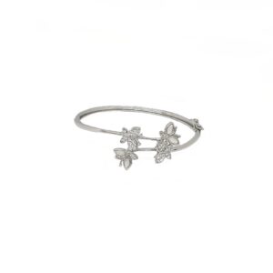 Butterflies MOP Bracelet In 925 Sterling Silver MGA - BRS2418