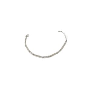 Simple Diamond 925 Sterling Silver Bracelet MGA - BRS2399