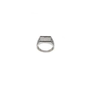 Designer Diamond Gents Ring In 925 Sterling Silver MGA - GRS2824