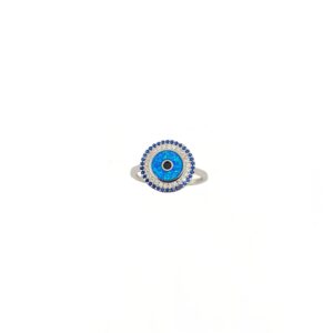 Evil Eye Sterling Silver Ring MGA - LRS5320