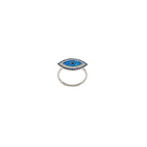 Evil Eye 925 Sterling Silver Ring MGA - LRS5307