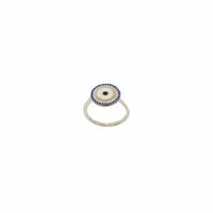 Evil Eye 925 Sterling Silver Ring MGA - LRS5315