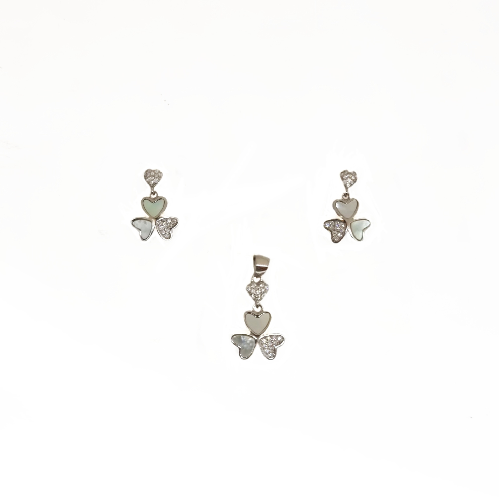 925 Sterling Silver Pendant Set MGA - PTS0280