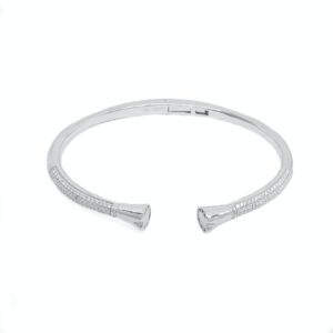 925 Sterling Silver Kada Bracelet MGA - BRS2382