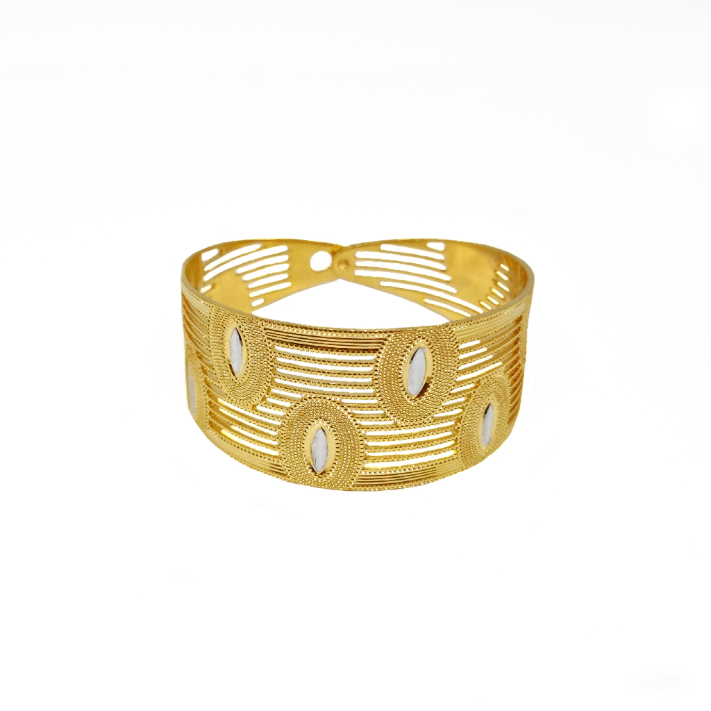 One Gram Gold Plated Kada Bracelet MGA - BRE0135