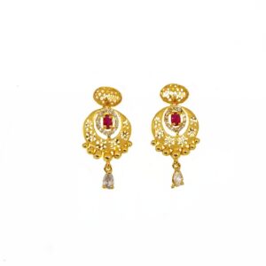 Beautiful Fancy 1 Gram Gold Plated Necklace Set MGA - STE0140