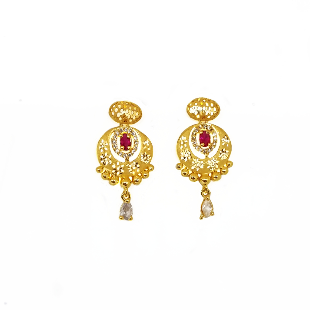 Beautiful Fancy 1 Gram Gold Plated Necklace Set MGA - STE0140