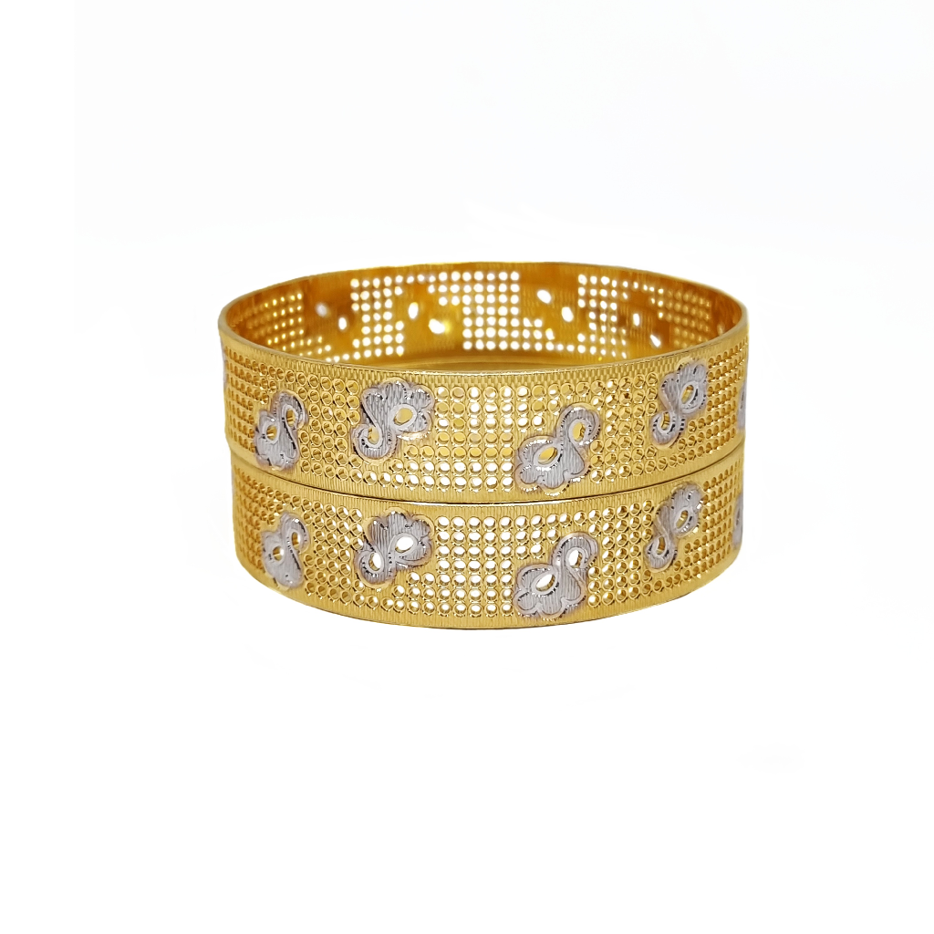 Fancy Bangles In 1 Gram Gold Plating MGA - BGE0593